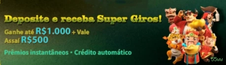Controles de paJogonto e BRL em 55ww